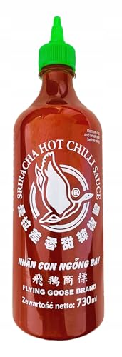 Sriracha Chilisauce - das Original, scharf, grüne Kappe, scharfe Würzsauce aus Thailand, 1 x 730 ml von Kenayo