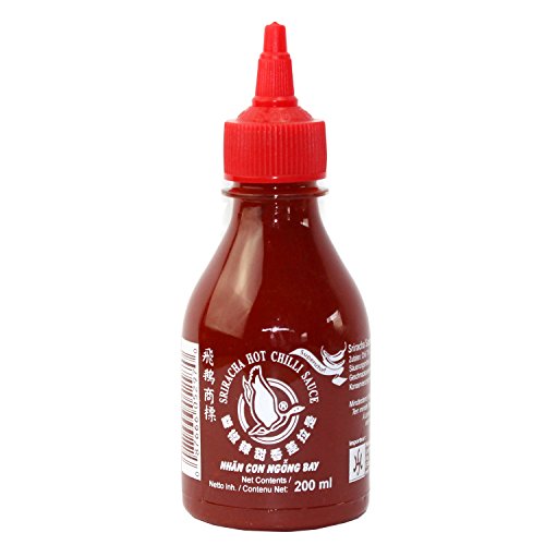Superscharfe Sauce - Sriracha Superhot Chili Sauce - Das Original aus Thailand, 200ml von Flying Goose