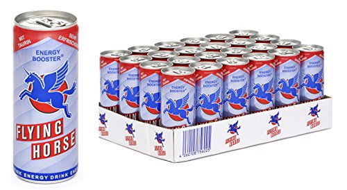 Flying Horse Energy Drink, 4er Pack, Einweg (4 x 250 ml) von Flying Horse