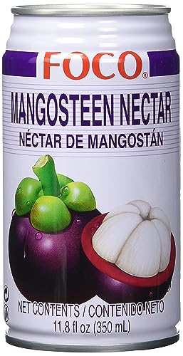6er Pack FOCO Mangosteen Saft Getränk [6x 350ml] Mangostane-getränk von Foco