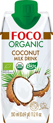 FOCO Bio Kokosnussmilch Getränk - 1 x 330 ml von Foco