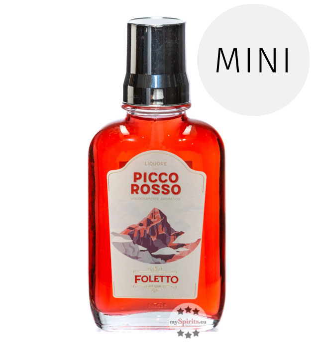 Foletto Picco Rosso Likör 0, (61 % Vol., 0,1 Liter) von Foletto