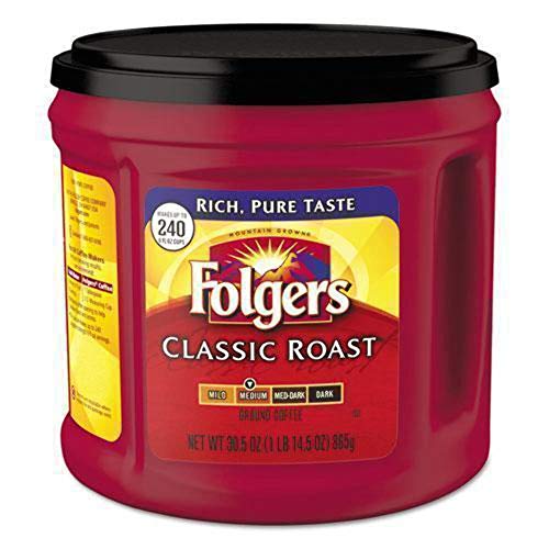 Folgers Classic Roast Ground Coffee, 30.5 oz Folgers Classic Roast Ground Coffee, 30.5 oz von Folgers