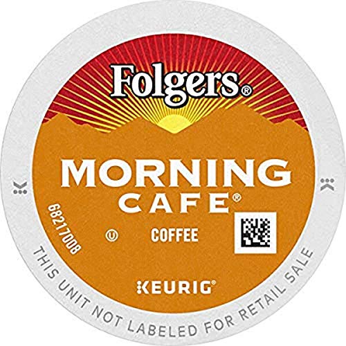 Folgers Morning Cafe Coffee, Mild Roast, K Cup Pods for Keurig Coffee Makers, 48Count Folgers Morning Cafe Coffee, Mild Roast, K Cup Pods for Keurig Coffee Makers, 48Count von Folgers