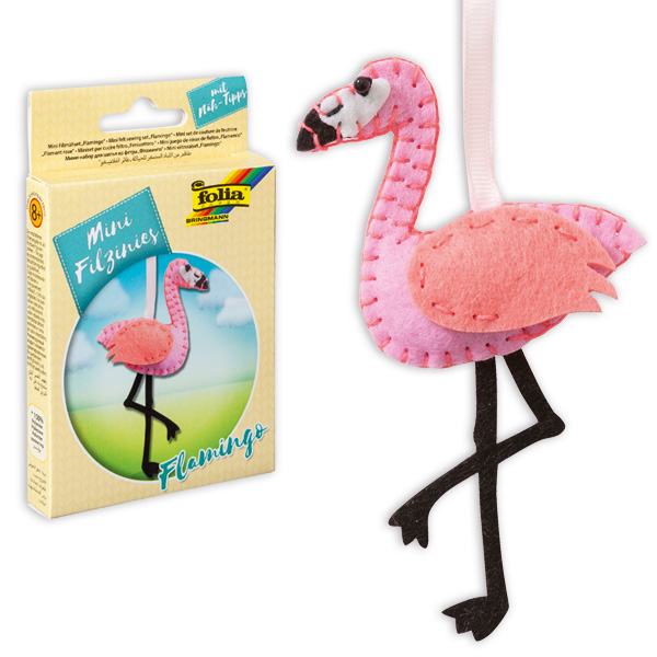 Mini Filztier - Flamingo von Folia Bringmann