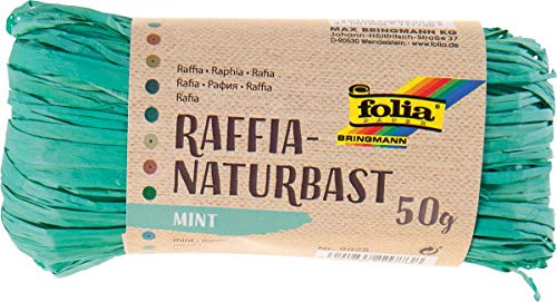 Raffia 50Gr Minzgrün von folia