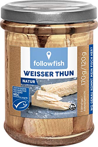 followfish MSC Weißer Thun Natur, 170 g von followfish