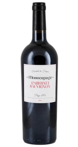 Monocepage Cabernet Sauvignon 2021 | Rotwein | Languedoc-Roussillon – Frankreich | 1 x 0,75 Liter von Foncalieu