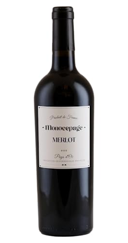 Monocepage Merlot 2022 | Rotwein | Languedoc-Roussillon – Frankreich | 1 x 0,75 Liter von Foncalieu