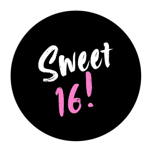 Tortenaufleger Sweet 16 aus Fondant für Geburtstage in verschiedenen Größen (10cm) von Fondantify