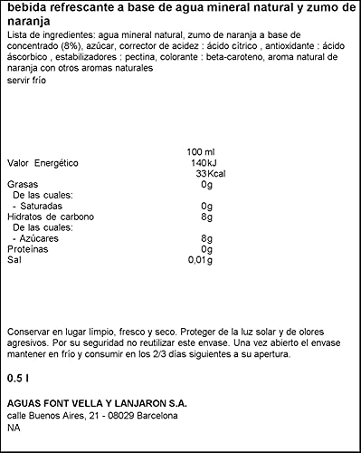 Fontvella Aroma Orange 500 von Font Vella Levite