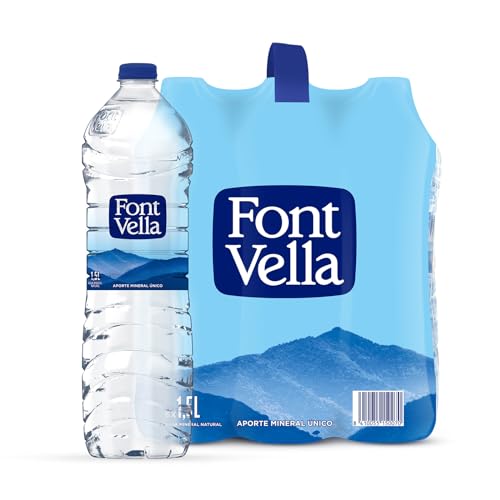 Font Vella Mineralwasser 1,5 L - [Pack 6] von Font vella