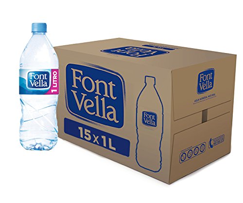 Font Vella Mineralwasser Natur, Box 15 x 1 l von Font vella
