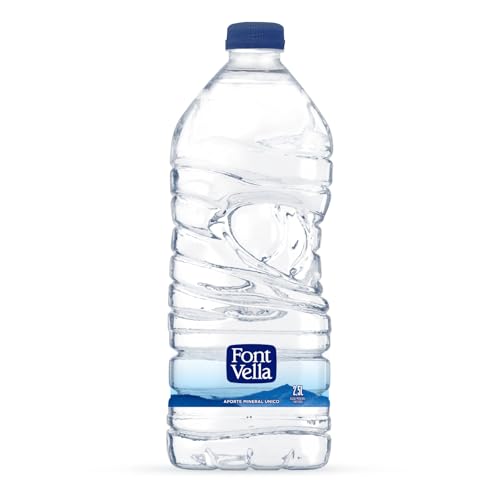 Font Vella Natürliches Mineralwasser, Kühlschrank, 4 x 2,5 l von Font vella