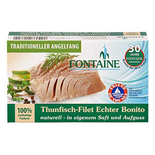 Fontaine - Echter Bonito naturell - 120 g - 10er Pack von Fontaine