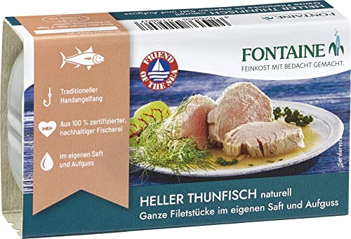 Fontaine Bio Heller Thunfisch naturell (1 x 120 gr) von Fontaine