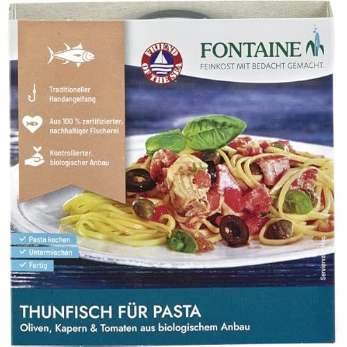 Fontaine Thunfisch mit Olive, Kapern & Tomate für Pasta (200 g) von LAOSEP