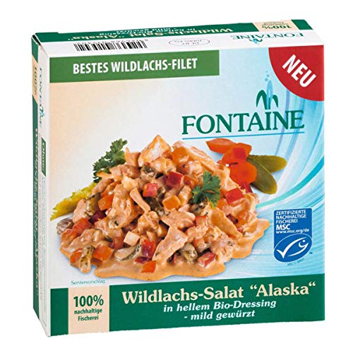 Fontaine - Wildlachs-Salat Alaska - 200 g - 8er Pack von Fontaine