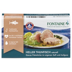 Heller Thunfisch, naturell von Fontaine