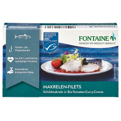 Makrelenfilets in Tomaten-Curry-Creme von Fontaine