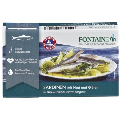 Sardinen mit Haut und Gräten in Olivenöl von Fontaine