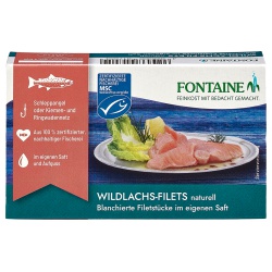 Wildlachsfilets, naturell von Fontaine