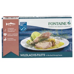 Wildlachsfilets in Senf-Honig-Creme von Fontaine