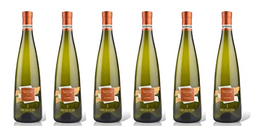 6x 0,75l - 2023er - Fontanafredda - Le Fronde - Moscato d'Asti D.O.C.G. - Piemonte - Italien - Weißwein süß von Fontanafredda
