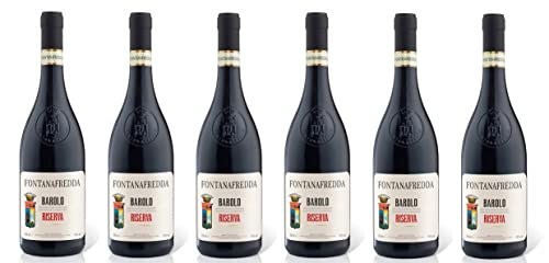 6x 0,75l - Fontanafredda - Barolo Riserva - Barolo D.O.C.G. - Piemonte - Italien - Rotwein trocken von Fontanafredda
