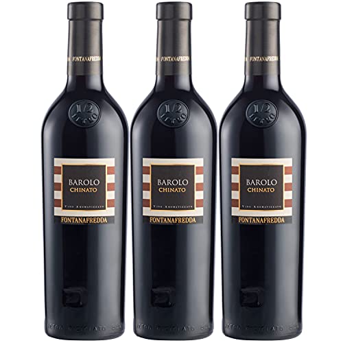 Fontanafredda Barolo Chinato Rotwein Wein süß Italien I Visando Paket (3 x 0,5l) von Fontanafredda