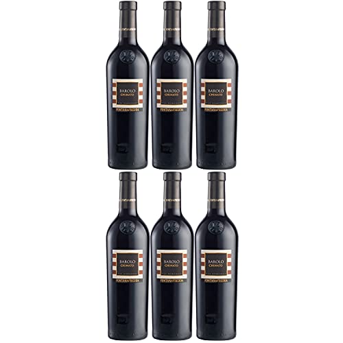 Fontanafredda Barolo Chinato Rotwein Wein süß Italien I Visando Paket (6 x 0,5l) von Fontanafredda