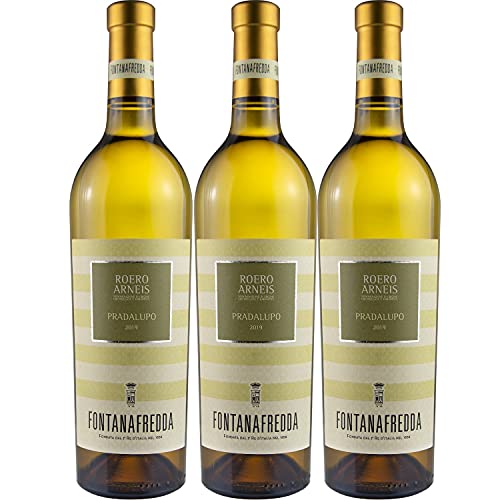 Fontanafredda Pradalupo Roero Arneis DOCG Weißwein Wein trocken Italien (3 Flaschen) von Fontanafredda
