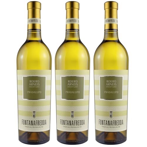 Fontanafredda Pradalupo Roero Arneis DOCG Weißwein Wein trocken Italien (3 x 0,75l) von Fontanafredda