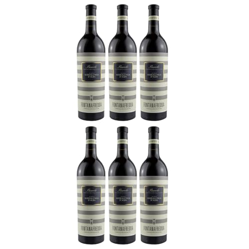 Fontanafredda Serralunga d'Alba Barolo DOCG Rotwein Wein trocken Italien I Visando Paket (6 x 0,75l) von Fontanafredda