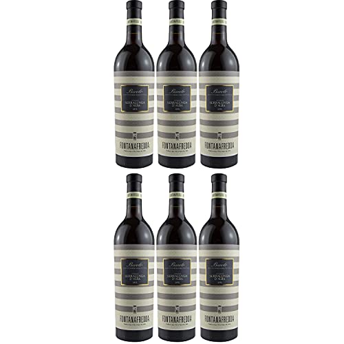 Fontanafredda Serralunga d'Alba Barolo DOCG Rotwein Wein trocken Italien I Visando Paket (6 x 0,75l) von Fontanafredda