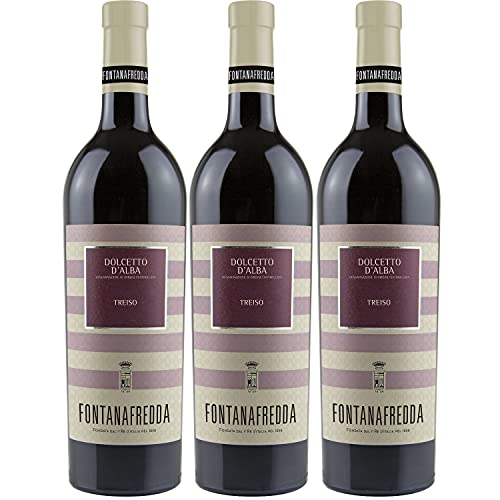 Fontanafredda Treiso Dolcetto d'Alba DOC Rotwein Wein trocken Italien (3 Flaschen) von Fontanafredda