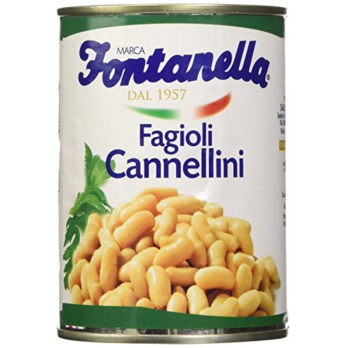 Cannellini Bohnen - 500 Gr EASY OPEN - Box 12 Stück von Fontanella