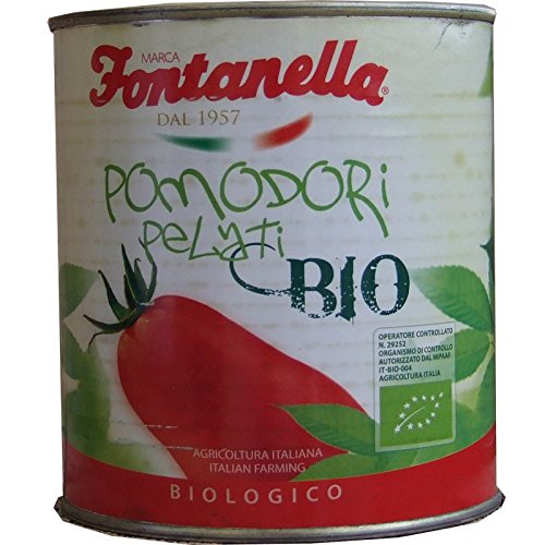 GESCHÄLTE TOMATEN BIO Kg 1 - Box 12 Stück von Fontanella