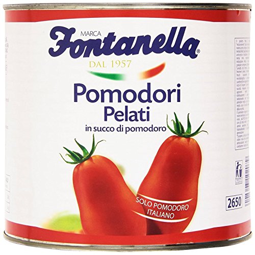 GESCHÄLTE Tomaten 3 Kg Leicht zu öffnender - Box 6 Stück von Fontanella