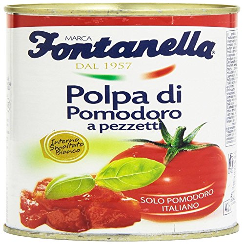 Gehackte Tomaten 3000 Gr. - Box 6 Stück von Fontanella