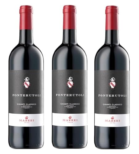 3x 0,75l - 2021er - Fonterutoli - Chianti Classico D.O.C.G. - Toscana - Italien - Rotwein trocken 3x 0,75l - 2021er - Fonterutoli - Chianti Classico D.O.C.G. - Toscana - Italien - Rotwein trocken von Fonterutoli - Mazzei