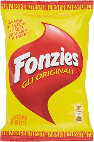 50x Fonzies Gli Originali 'Maissnack mit Käsegeschmack', 40 g von Fonzies