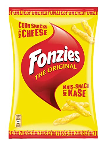 Fonzies, der ultimative Mais-Snack mit Käse, gebackener und knuspriger Käse Snack mit einzigartigem Geschmack, 14 x 100 g von Fonzies