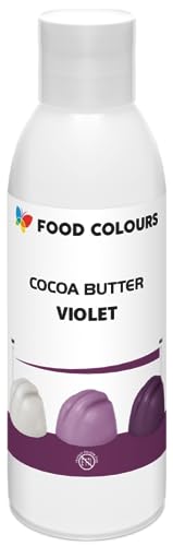 Food Colors Cocoa Butter VIOLET 100 g Kakaobutterbasierte Lebensmittelfarbe für Schokolade, Pralinen, fette Massen und Cremes von Food Colours