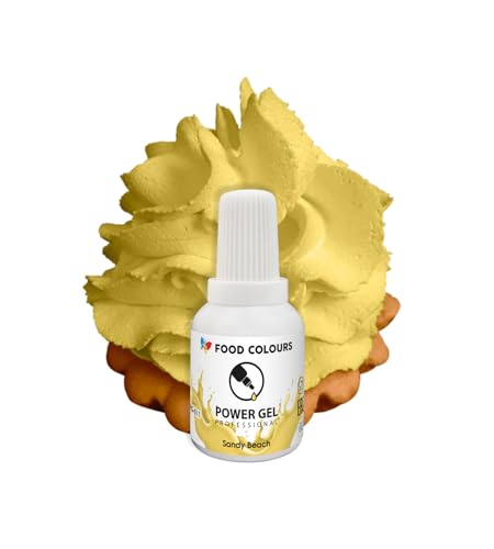 Food Colours Gelfarbe SANDY BEACH 20G Lebensmittelfarbe für ein breites Anwendungsspektrum zur Dekoration von Kuchen, Torten, Sahnecreme, Biskuitteig, Royal Icing, Macarons Food Colours Gelfarbe SANDY BEACH 20G Lebensmittelfarbe für ein breites Anwendungsspektrum zur Dekoration von Kuchen, Torten, Sahnecreme, Biskuitteig, Royal Icing, Macarons von Food Colours