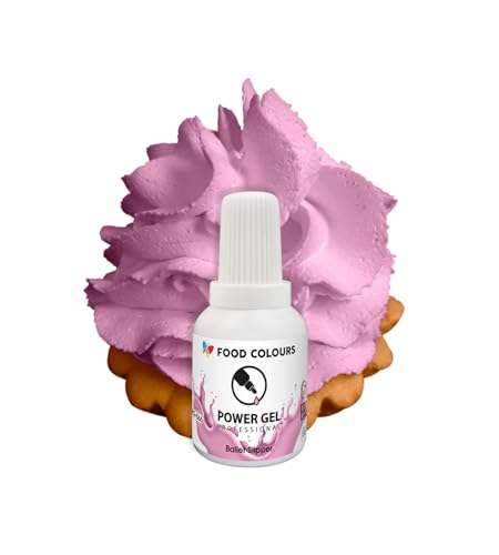 Food Colours Gelfarbe BALLET SLIPPER 20G Lebensmittelfarbe für ein breites Anwendungsspektrum zur Dekoration von Kuchen, Torten, Sahnecreme, Biskuitteig, Royal Icing, Macarons von Food Colours