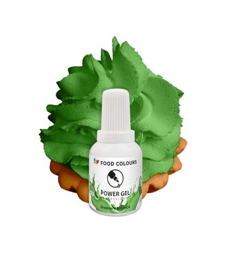 Food Colours Gelfarbe GREENERY BALANCE 20G breite Anwendung Lebensmittelfarbe für Sahnecreme Biskuitteig Zuckerguss Königliche Zuckerguss Macarons Lebensmittelfarbe zur Dekoration von Kuchen Torten von Food Colours