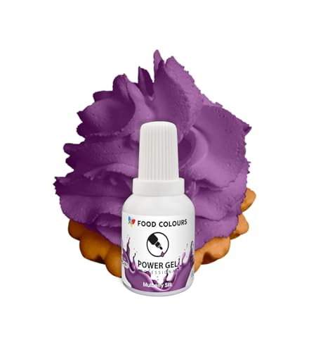 Food Colours Gelfarbe MULBERRY SILK 20G Lebensmittelfarbe für ein breites Anwendungsspektrum zur Dekoration von Kuchen, Torten, Sahnecreme, Biskuitteig, Royal Icing, Macarons Food Colours Gelfarbe MULBERRY SILK 20G Lebensmittelfarbe für ein breites Anwendungsspektrum zur Dekoration von Kuchen, Torten, Sahnecreme, Biskuitteig, Royal Icing, Macarons von Food Colours