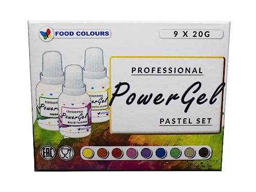 Power Gel Professional Set 9 pcs. von Food Colours