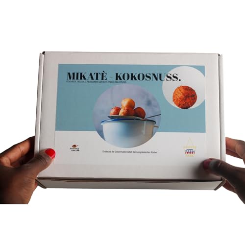 Kitunga Kochbox Mikatè - Kokosnuss | Afrikanisch - Kongolesisch | Nachspeise | Teigbällchen | Vegan von Food Fruit African